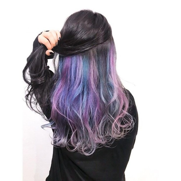 model warna rambut